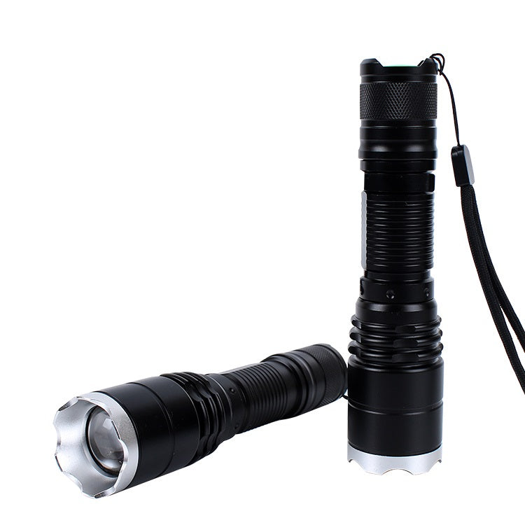 300 Lumen Handheld Flashlight LED Camping Torch Adjustable Focus Zoom Tactical Flashlight