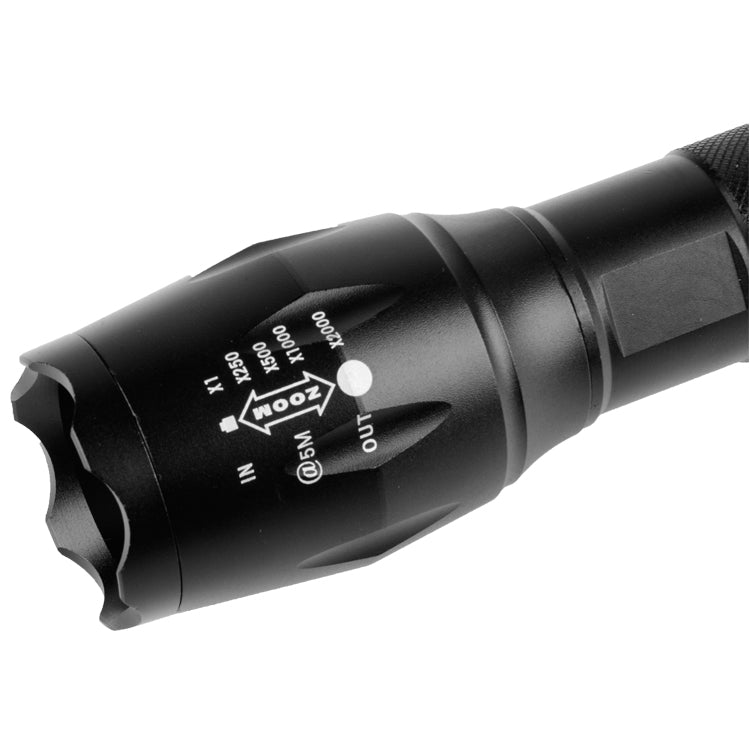 Outdoor High Power Bright  Hunting T6 800 Lumens  Rechargeable Tactical Zoom Led Flashlight